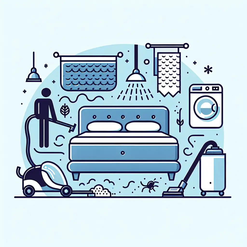 Membersihkan Tempat Tidur agar Bebas Tungau dan Debu